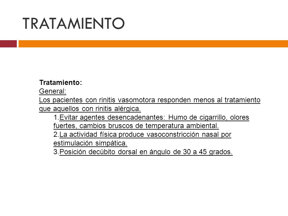 Tratamiento farmacologico de la rinitis alergica